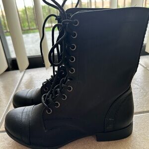 Black boots
